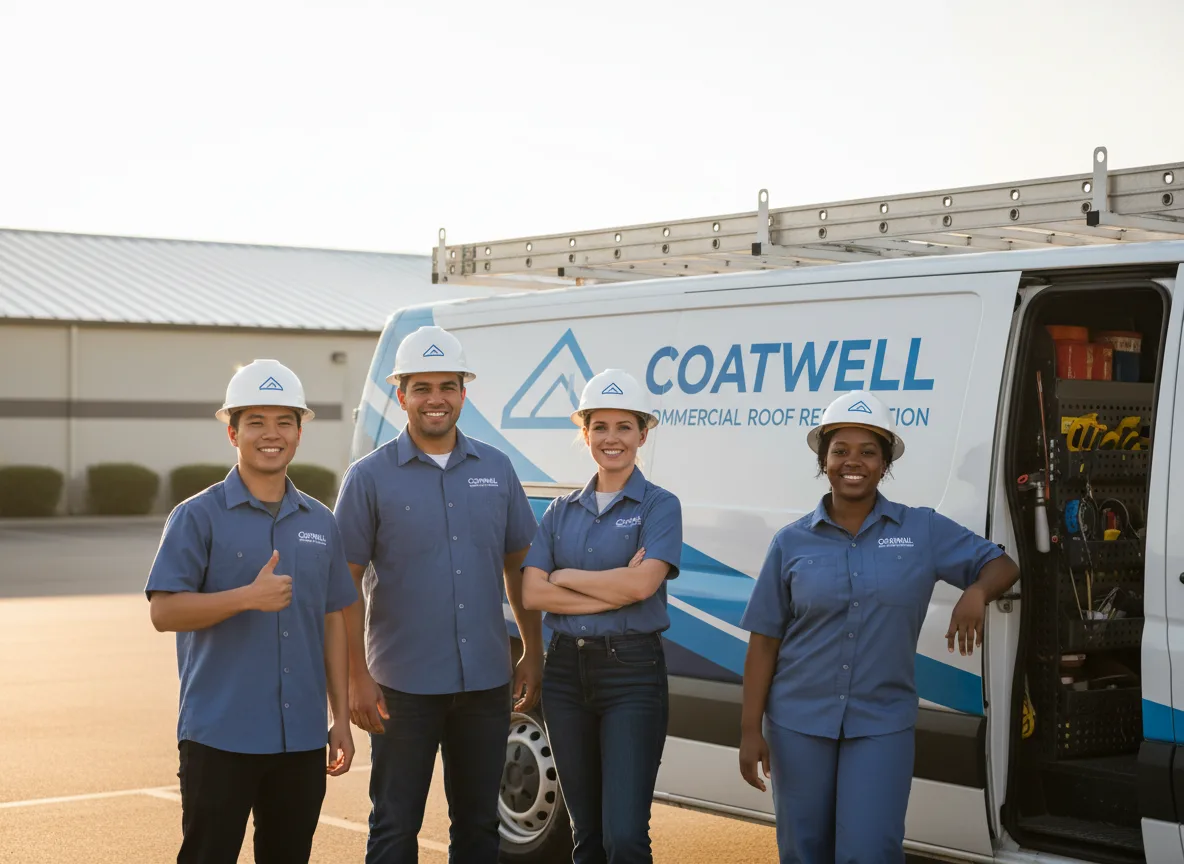 Commercial roof coating company in Endicott, NY
